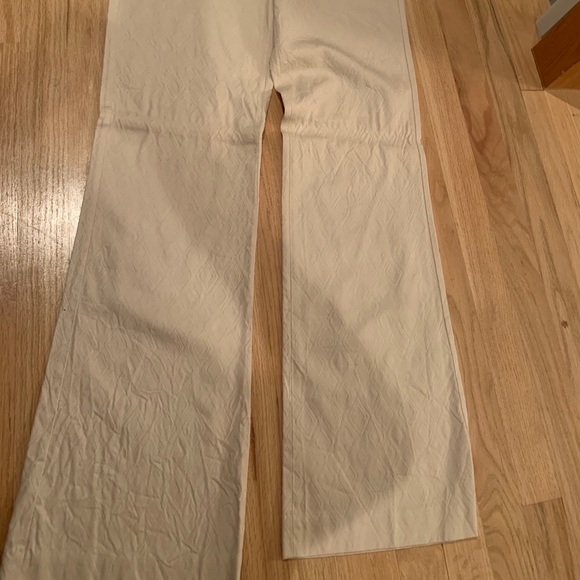 Express New Editor Patterned Flare Pant Sz 2 - Picture 3 of 3